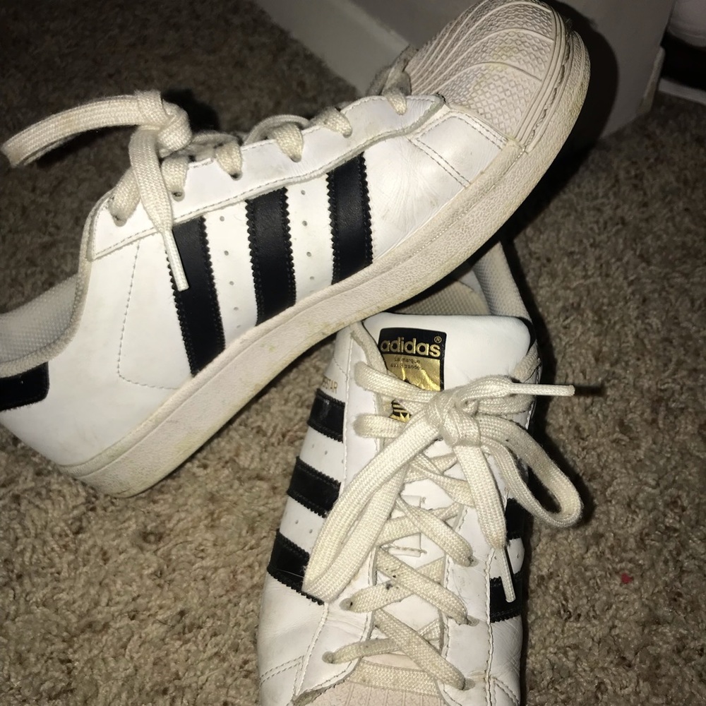 Vintage white Adidas sneakers